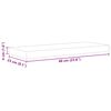 vidaXL &Eacute;tag&egrave;re murale flottante ch&ecirc;ne et blanc 60x23,5x3,8 cm MDF