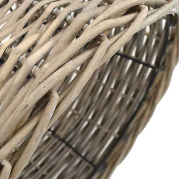 vidaXL Abat-jour Osier 38 x 23 cm Naturel