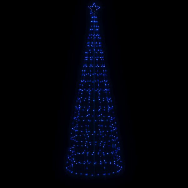 vidaXL Sapin de No&euml;l &agrave; LED avec pointes 570 LED bleu 300 cm
