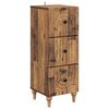 vidaXL Armoire &agrave; tiroirs 33 x 34,5 x 90 cm Bois d'ing&eacute;nierie