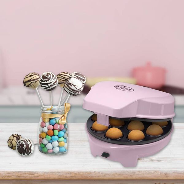 Bestron Appareil &agrave; g&acirc;teaux 3 en 1 ASW238P 700 W Rose