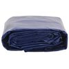 vidaXL Bâche bleu 3x6 m 650 g/m²