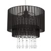Ranex Lampe suspendue 30x30x140 cm Noir
