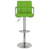 vidaXL Tabourets de bar lot de 2 vert similicuir