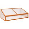 vidaXL Serre Orange 110x56x39 cm Bois de sapin