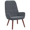vidaXL Fauteuil relaxant velours gris fonc&eacute;