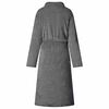 vidaXL Robe de bain sans capuche Gris foncé m Flanelle