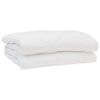 vidaXL Duvet d'&eacute;t&eacute; simple avec oreiller 3 pcs Blanc Microfibre