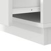 vidaXL Cabinet de chevet avec tiroir 2 pcs Blanc 39 x 34,5 x 50 cm