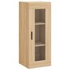 vidaXL Buffet haut Ch&ecirc;ne sonoma 34,5x34x180 cm Bois d'ing&eacute;nierie
