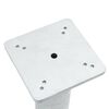 vidaXL Base de parasol enterré argenté 16x16x39,5 cm acier