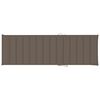 vidaXL Chaise longue avec coussin taupe Bois de pin impr&eacute;gn&eacute;