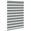 vidaXL Store z&egrave;bre gris fonc&eacute; largeur du tissu 105,9 cm polyester