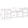 vidaXL Meuble TV Ch&ecirc;ne artisanal 160 x 35 x 55 cm Bois d'ing&eacute;nierie