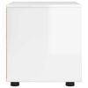 vidaXL Cabinet de salle de bain Blanc brillant 40,5 x 40 x 44 cm