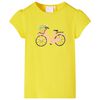 T-shirt pour enfants jaune 116