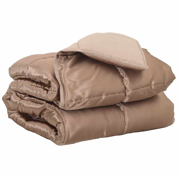 vidaXL Duvet complet toute l'ann&eacute;e Dor&eacute; 220 x 140 cm