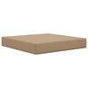 vidaXL Coussin de canap&eacute; d'ext&eacute;rieur 2 pcs Taupe Polyester