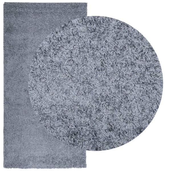 vidaXL Tapis shaggy PAMPLONA poils longs moderne bleu 100x200 cm