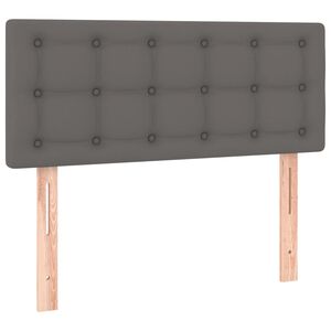 vidaXL T&ecirc;te de lit Gris 80x5x78/88 cm Similicuir