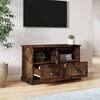 vidaXL Meuble TV ch&ecirc;ne fum&eacute; 80x35x50 cm bois d'ing&eacute;nierie