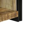 vidaXL Table basse Marron 90 x 50 x 38 cm Bois de manguier brut massif