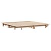 vidaXL Cadre de lit sans matelas 200x200 cm bois massif de pin