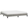vidaXL Cadre de lit sans matelas gris clair 160x200 cm velours