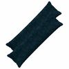 vidaXL Housse de coussin 2 pc HOUTEN Bleu marine 40 x 145 cm