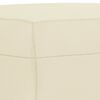 vidaXL Repose-pied Cr&egrave;me 70x55x41 cm Similicuir
