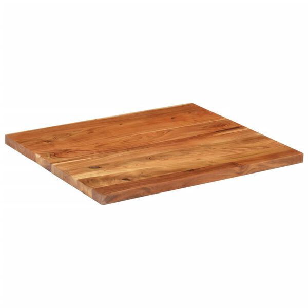 vidaXL Dessus de table 90x80x2,5 cm rectangulaire bois massif d'acacia