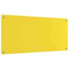 vidaXL Protection de cuisine Jaune 110 x 50 cm verre tremp&eacute;