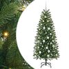 vidaXL Sapin de No&euml;l artificiel avec 150 LED Vert 150 cm PE et PVC