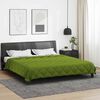 vidaXL Duvet d'&eacute;t&eacute; simple Vert 220 x 260 cm Microfibre