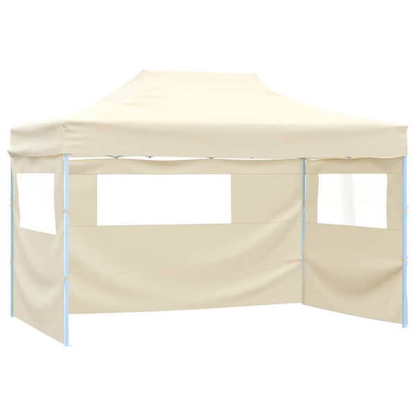 vidaXL Tente de f&ecirc;te Cr&egrave;me 280 x 410 x 315 cm Tissu Oxford