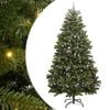 vidaXL Sapin de No&euml;l artificiel avec 300 LED Vert 270 cm PVC et m&eacute;tal