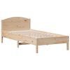 vidaXL Lit biblioth&egrave;que sans matelas 100x200 cm bois massif de pin