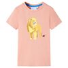 T-shirt pour enfants orange clair 128