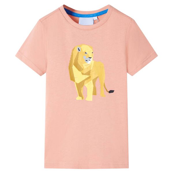 T-shirt pour enfants orange clair 128