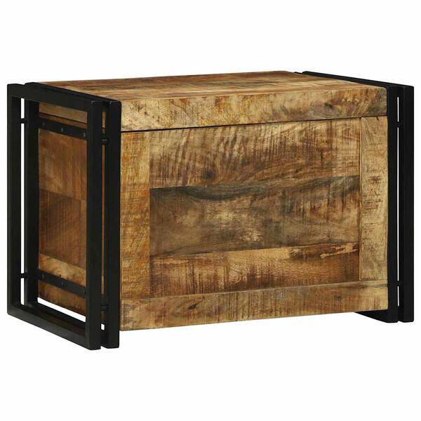 vidaXL Bo&icirc;te de rangement 60 x 40 x 41 cm Bois de mangue massif