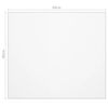 vidaXL Protecteur de table transparent 80x80 cm 1,6 mm PVC