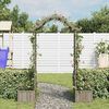 vidaXL Pergola de jardin avec jardini&egrave;re Gris Bois pin massif