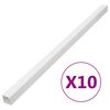 vidaXL Goulotte de c&acirc;ble 100x40 mm 10 m PVC