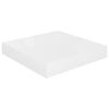vidaXL Étagère murale flottante 4 pcs Blanc brillant 23x23,5x3,8cm MDF