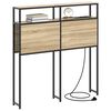 vidaXL T&ecirc;te de lit de rangement Ch&ecirc;ne sonoma 75 cm Bois d'ing&eacute;nierie