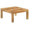 vidaXL Table basse 80x80x40 cm Bois de manguier massif