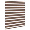 vidaXL Store z&egrave;bre marron 125x150cm largeur du tissu 120,9cm polyester