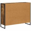 vidaXL Meuble d'appoint Ch&ecirc;ne Fum&eacute; 96,5 x 30 x 75 cm Bois d'ing&eacute;nierie