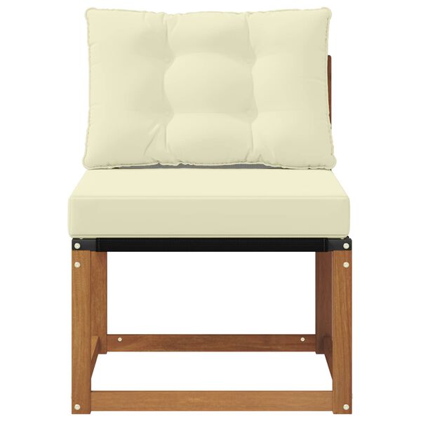 vidaXL Canap&eacute; du milieu ext&eacute;rieur