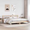 vidaXL Cadre de lit sans matelas 200x200 cm bois massif de pin